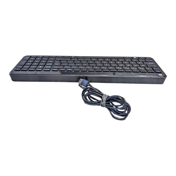 HP KBAH21 SLIM USB KEYBOARD TESTED WORKING - Picture 4 of 8